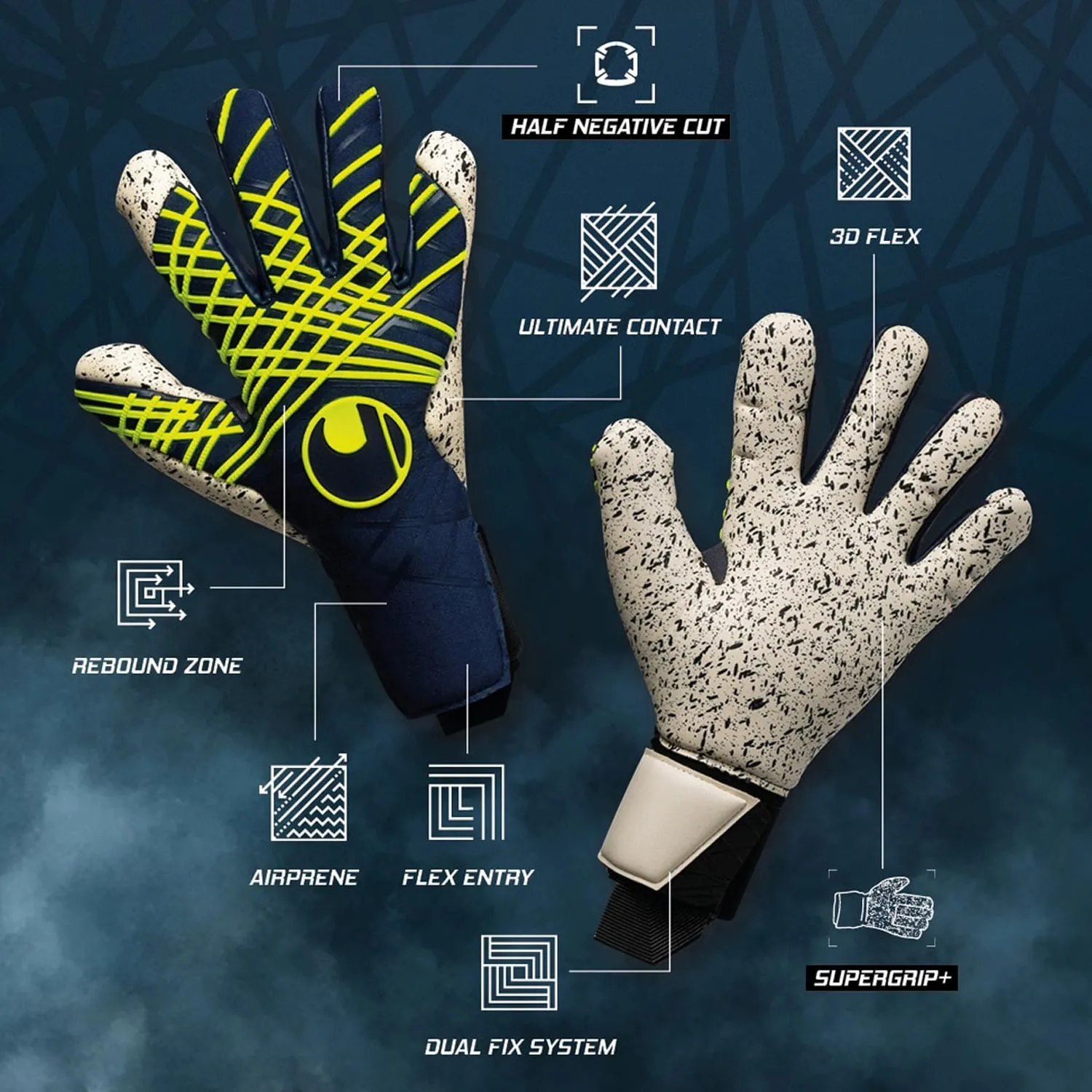 Uhlsport Prediction Supergrip+ HN
