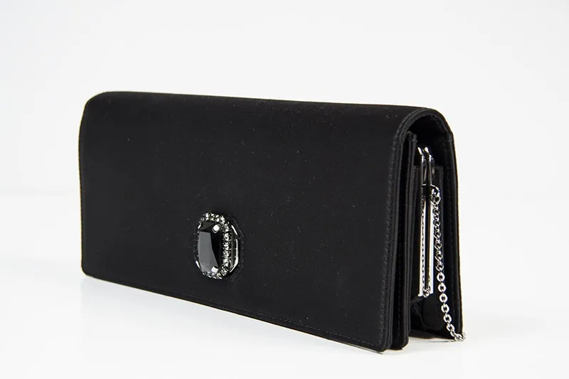 Valentino Bolso Satén Negro