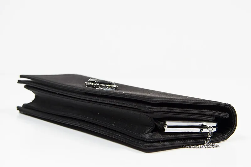 Valentino Bolso Satén Negro