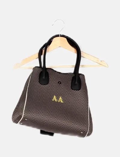 Vanylu Bolso bicolor estampado