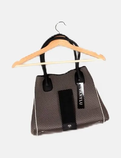 Vanylu Bolso bicolor estampado