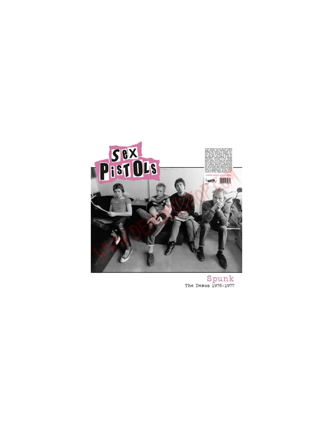 VINILO LP SEX PISTOLS ‎– SPUNK  THE DEMOS 19761977
