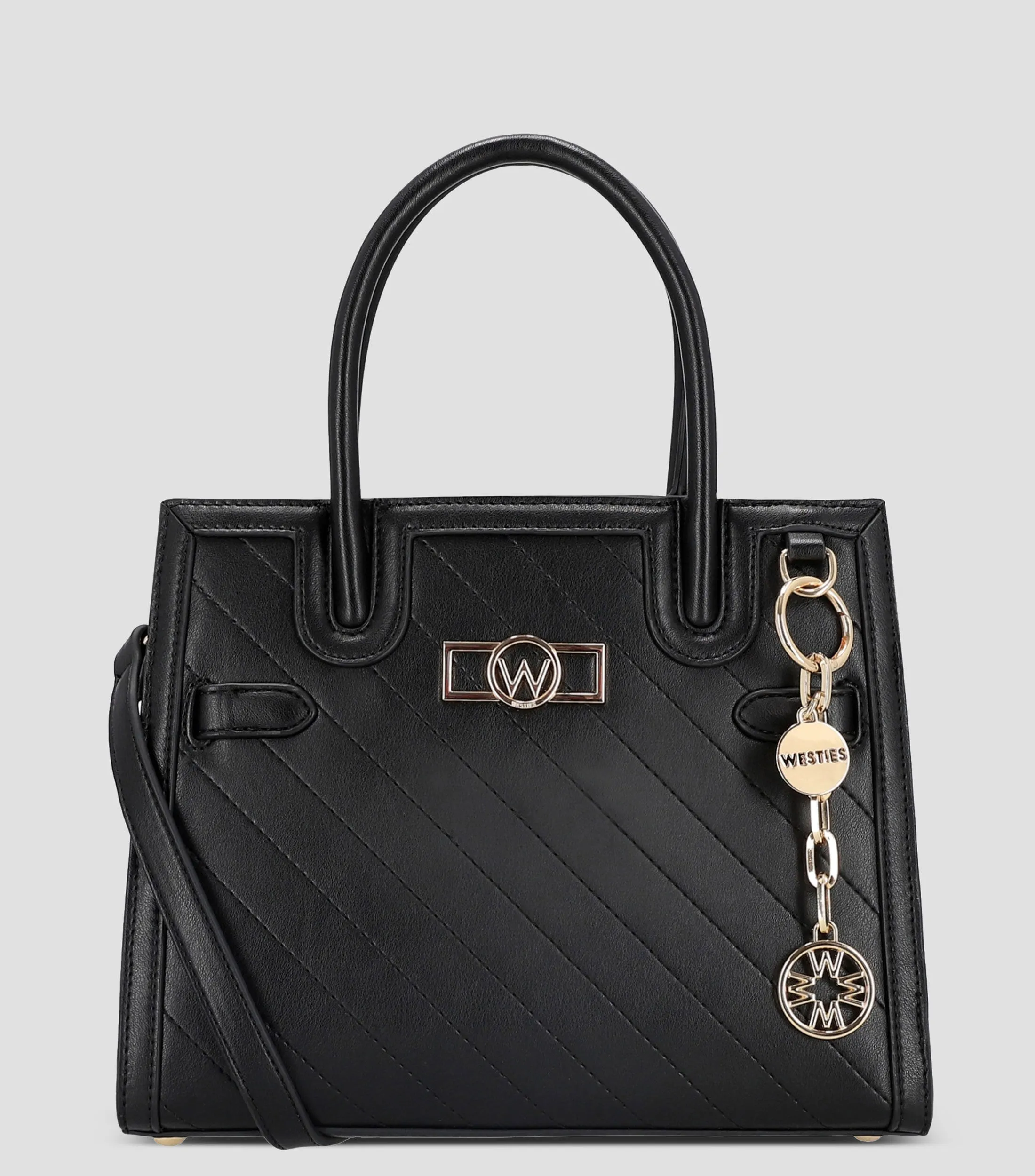 Westies Bolso Satchel con Logotipo Mujer