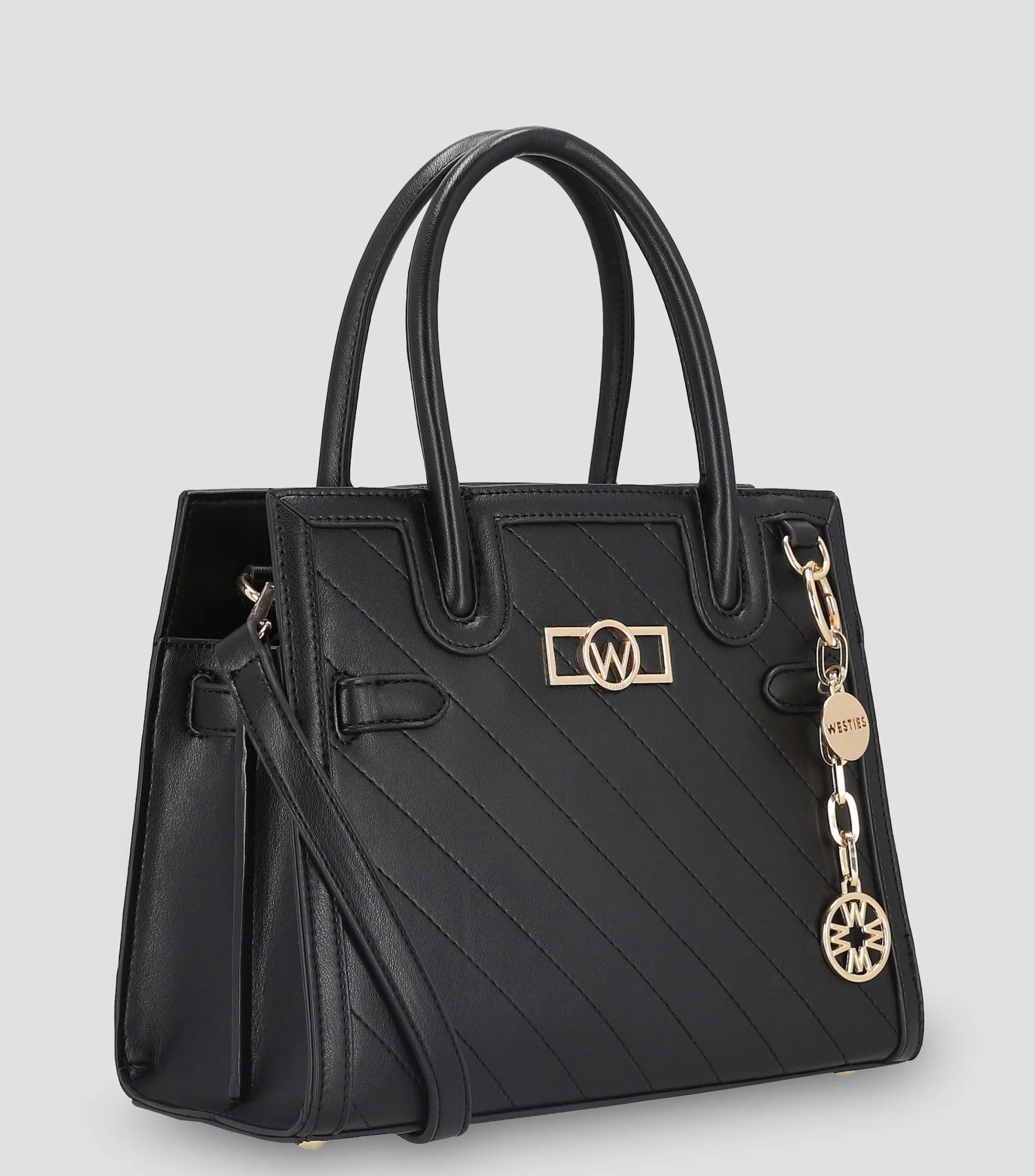 Westies Bolso Satchel con Logotipo Mujer