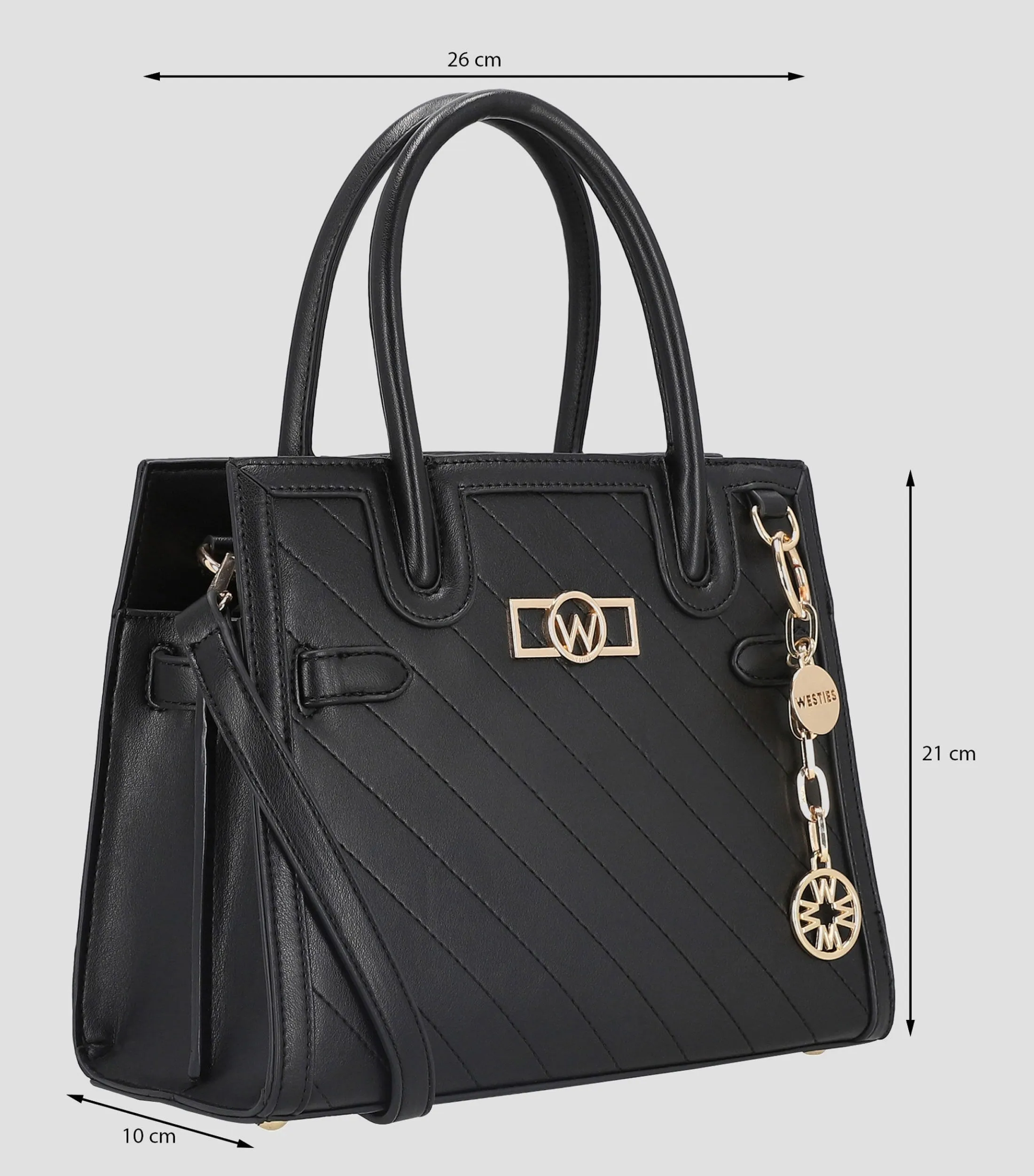 Westies Bolso Satchel con Logotipo Mujer