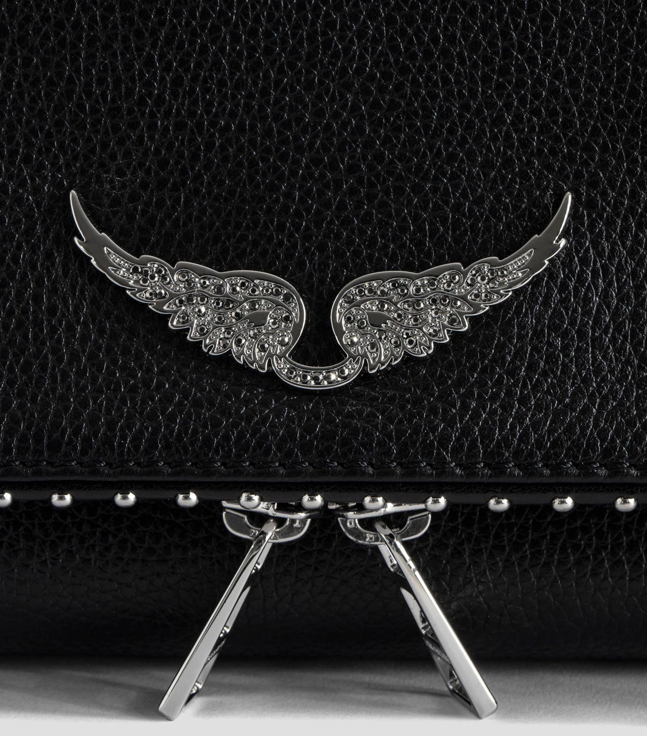 Zadig & Voltaire Bolso crossbody en piel Rocky granulado Mujer