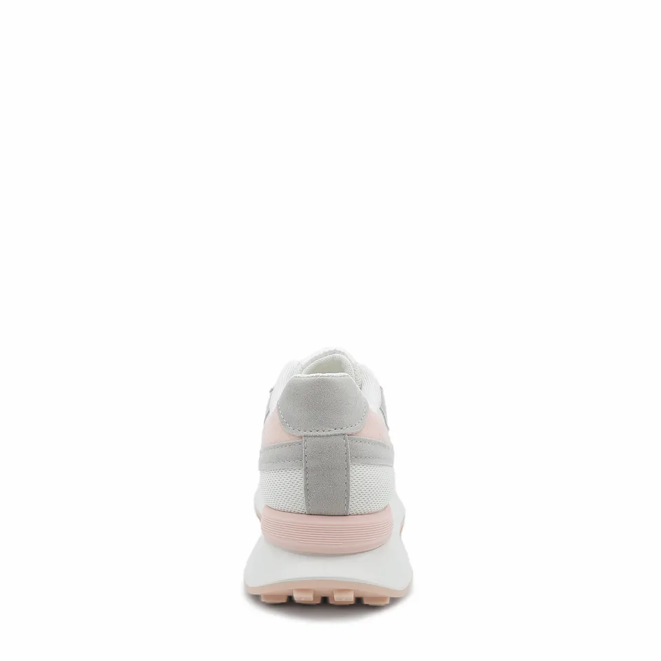 Zapatilla Balance 01 Blanca con Rosa