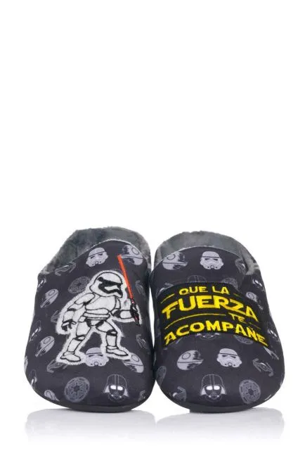 ZAPATILLA DE CASA  " GUERRA DE LAS GALAXIAS"