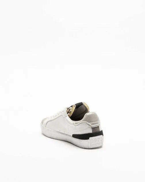 Zapatillas blancas Pepe Jeans London Lane Shine W Blanco