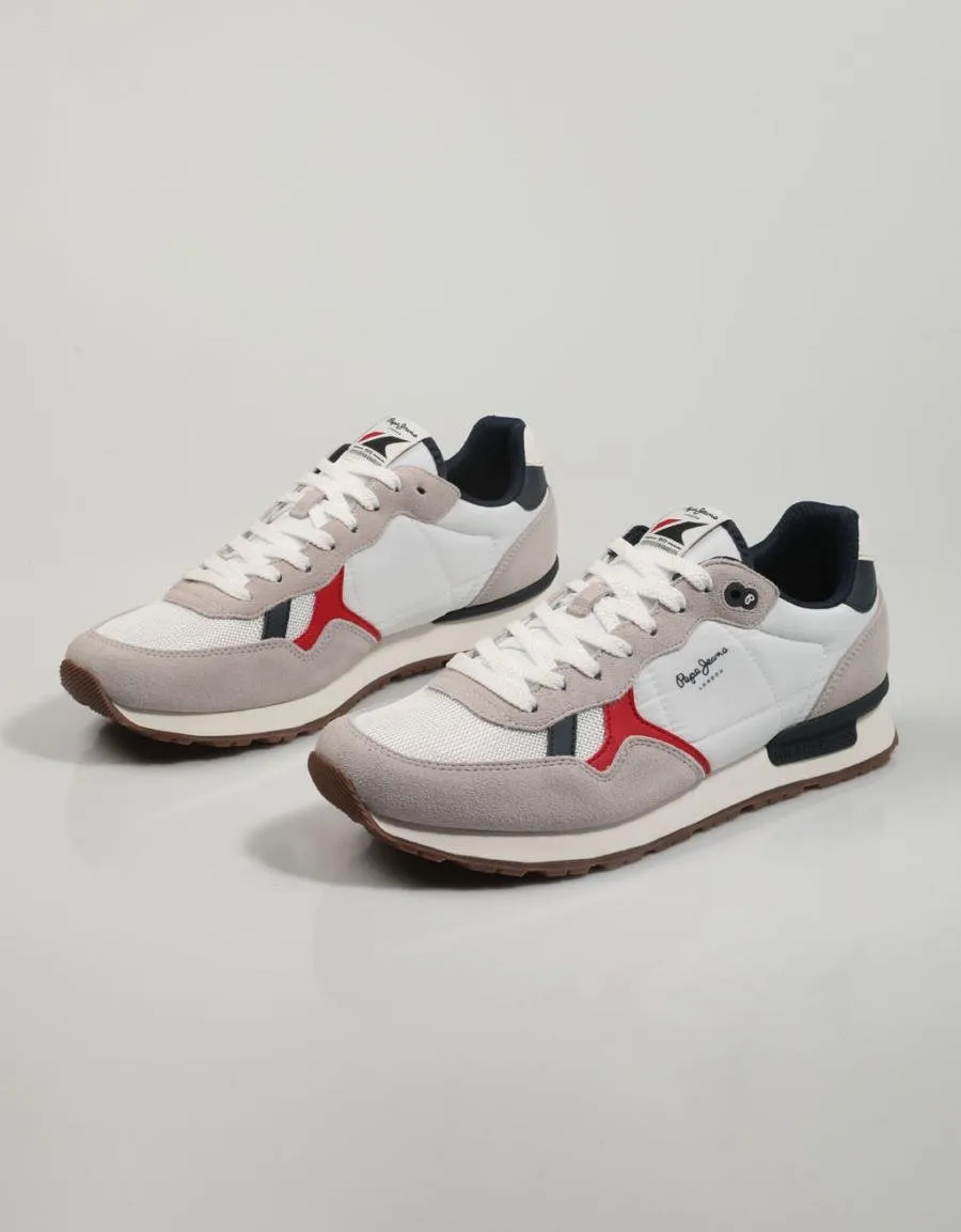  zapatillas PEPE JEANS Brit en Blanco 81638