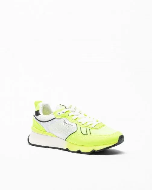 Zapatillas Pepe Jeans London Brit Pro Neon W Limón