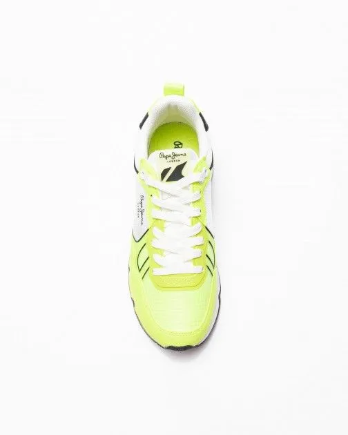 Zapatillas Pepe Jeans London Brit Pro Neon W Limón