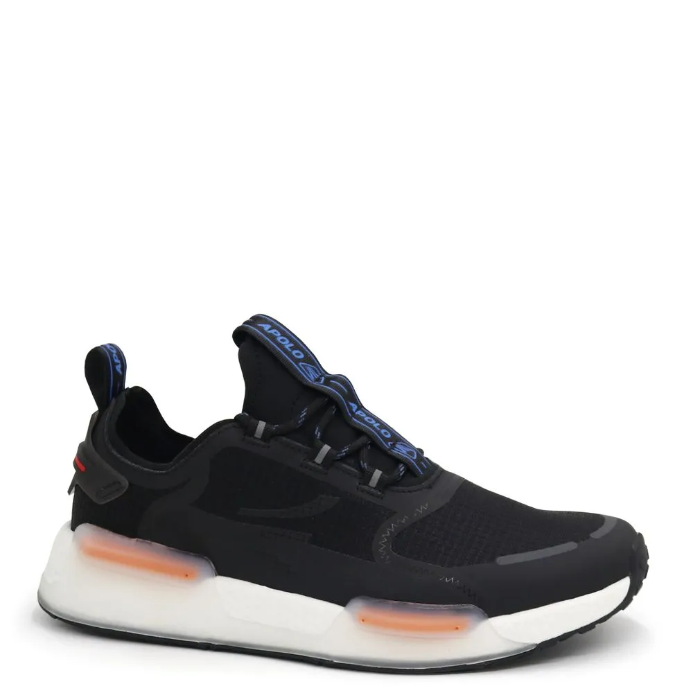 ZAPATILLAS RUNNING HOMBRE APOLO AH22104 NEGRO ROJO