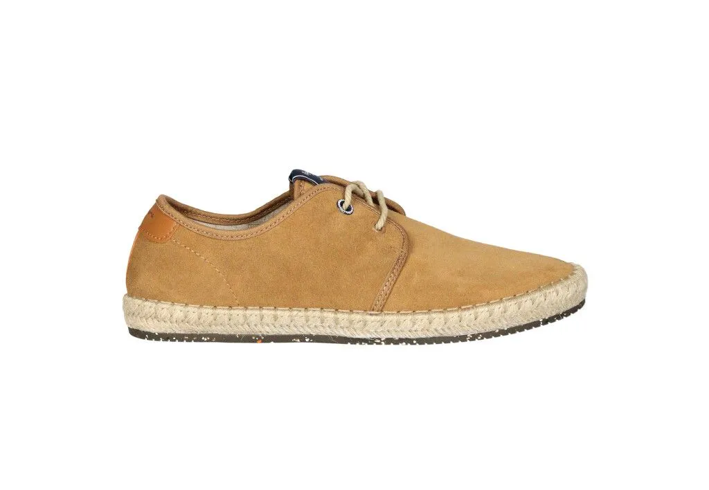 Zapato Cordon Nobuck Cuero Banda Esparto