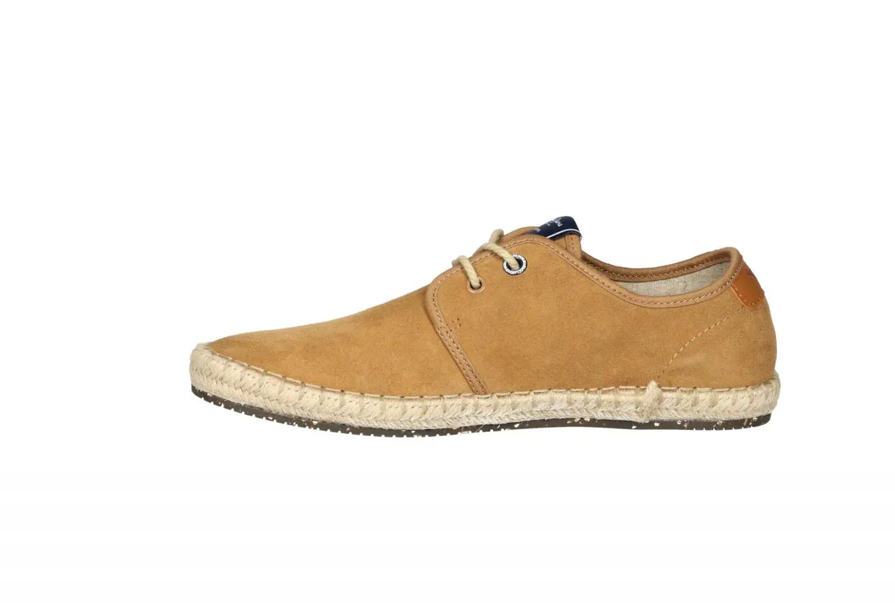 Zapato Cordon Nobuck Cuero Banda Esparto