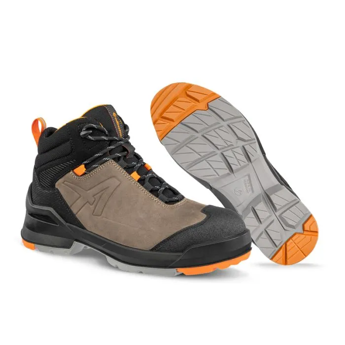 Zapatos altos de trabajo Albatros Taraval Brown Mid S3L ESD FO SR
