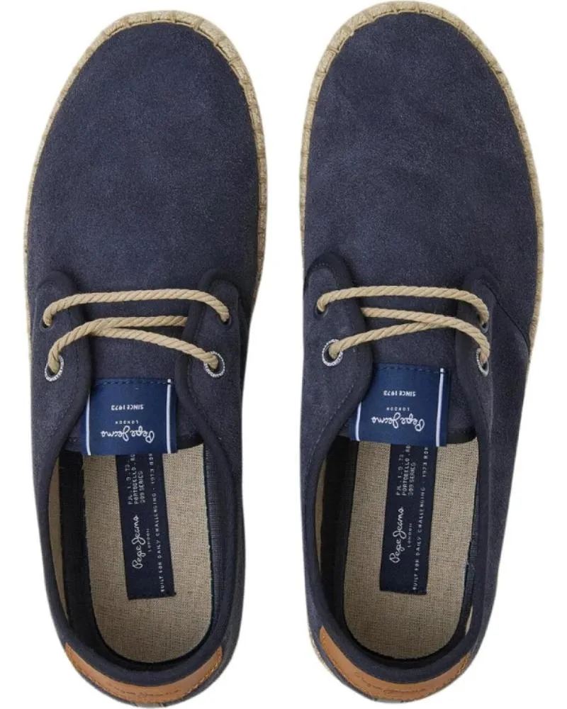 Zapatos de Hombre PEPE JEANS ALPARGATAS HOMBRE TOURIST CLASSIC PEPE JANS PMS10314 AZUL MARINO