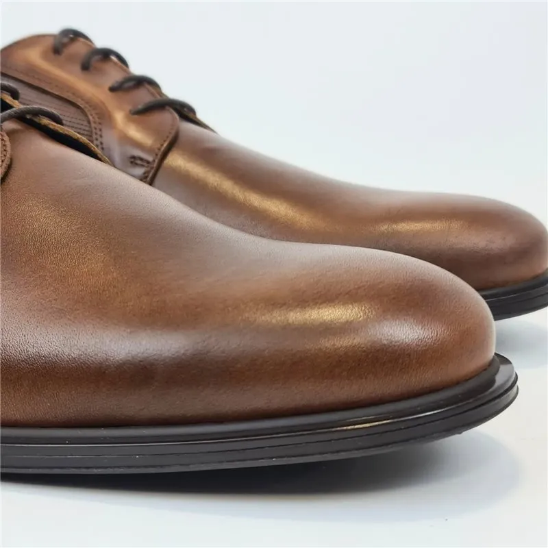 Zapatos Derby Hombre Piel Talla Grande Piso Goma 14027 Cuero, de Dj Santa