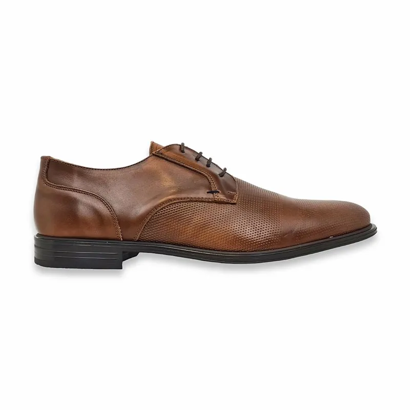Zapatos Derby Hombre Piel Talla Grande Piso Goma 14033 Cuero, de DJ Santa