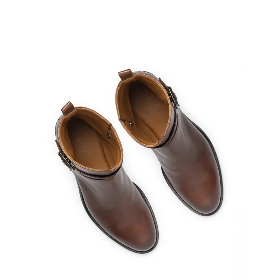 Zapatos Mujeres Botines PANTANETTI 14632G Jewel Cuoio Cuero Marron