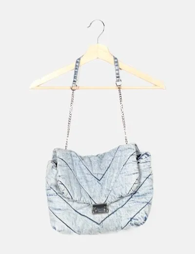 Zara Bolso azul denim